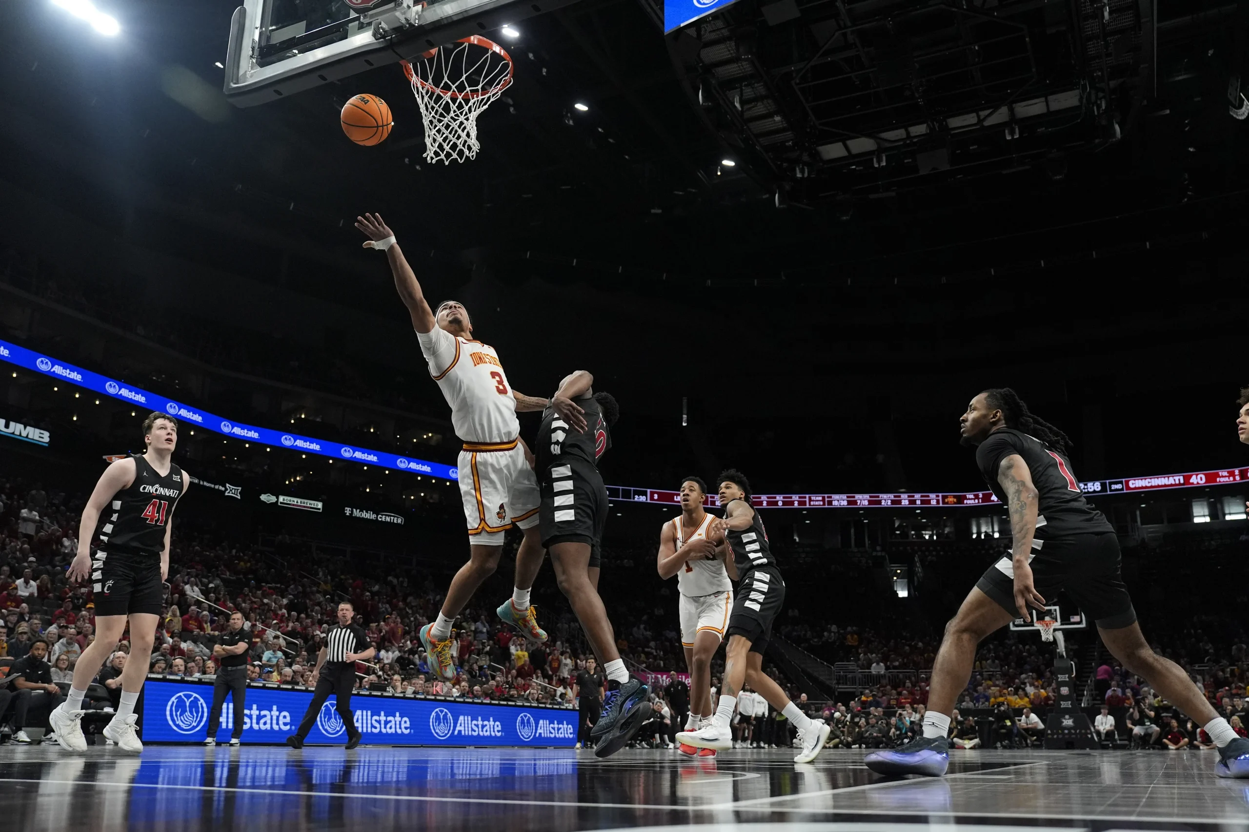 No. 12 Iowa State to face No. 17 BYU with guards Tamin Lipsey and ...