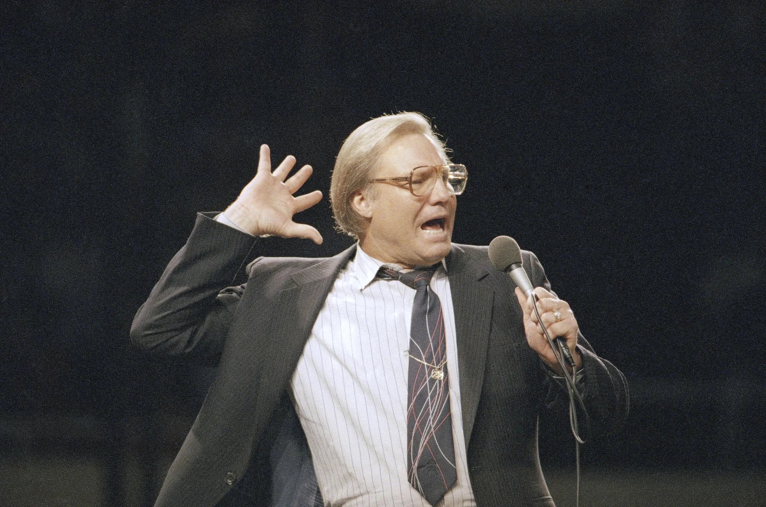Televangelist Jimmy Swaggart, whose ministry was toppled by