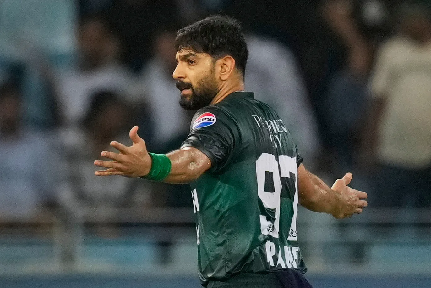 Rehan Rauf Pakistan fast bowler Rauf banned for 2 matches for violating ICC code ...